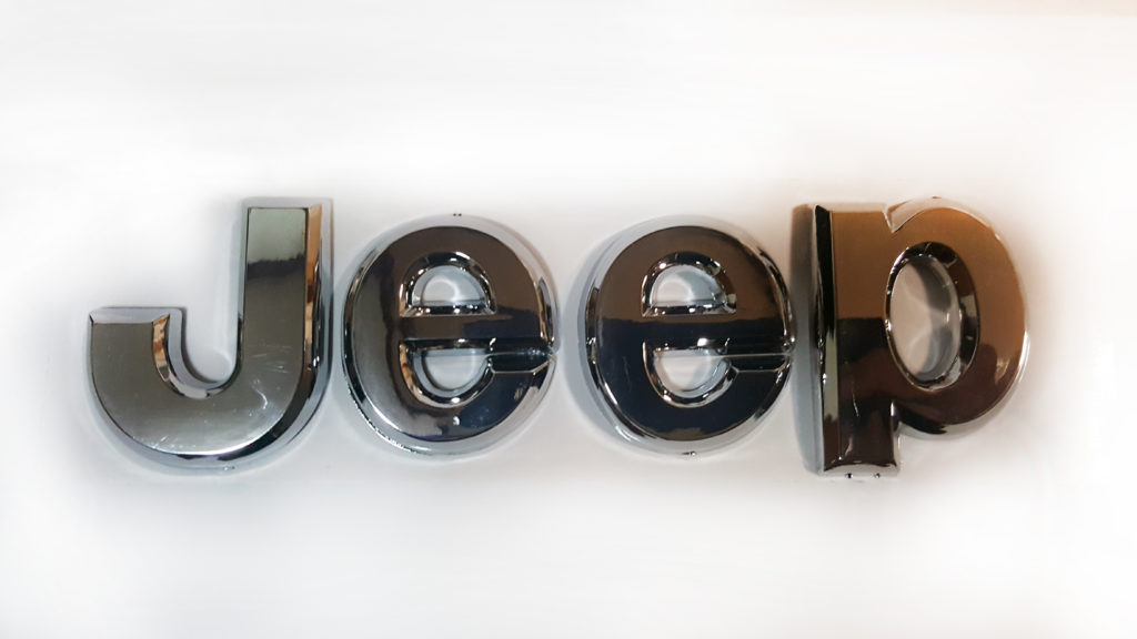 Jeep Badge / Emblem sticker in chrome or black Mad Jeeps Shop